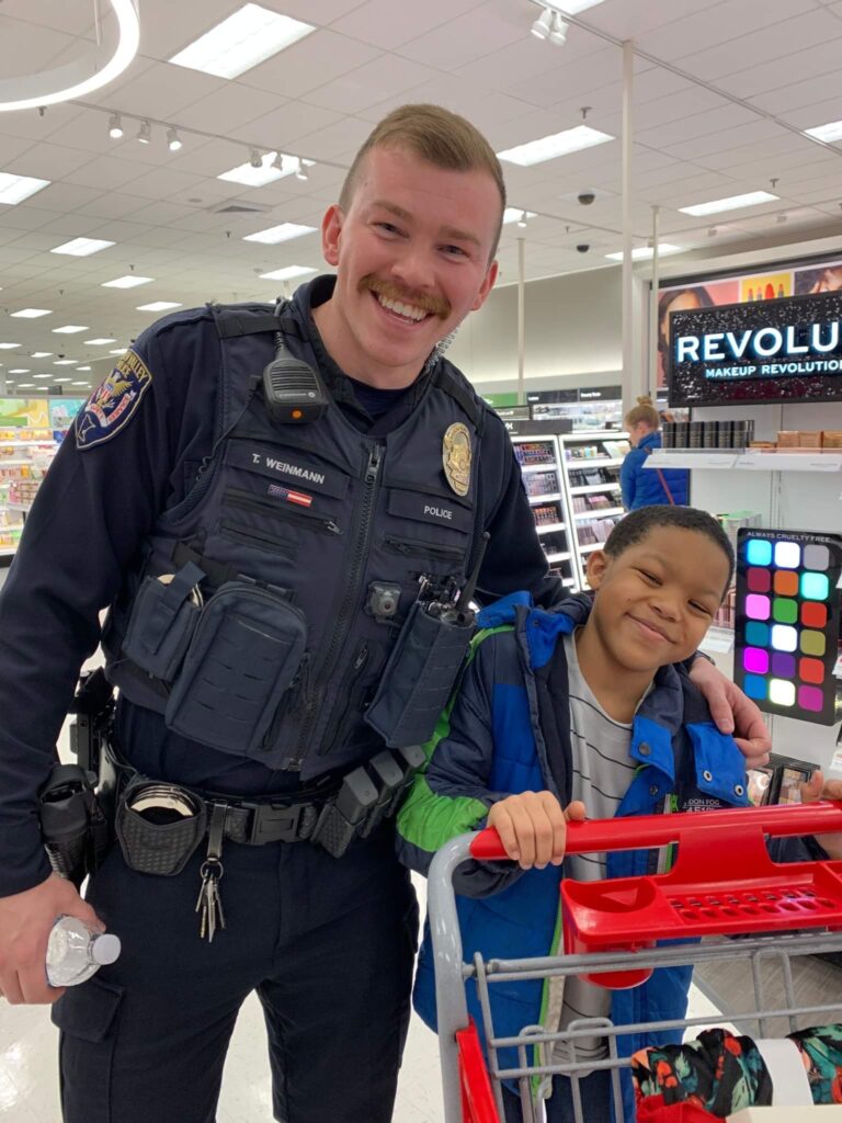officer with kid